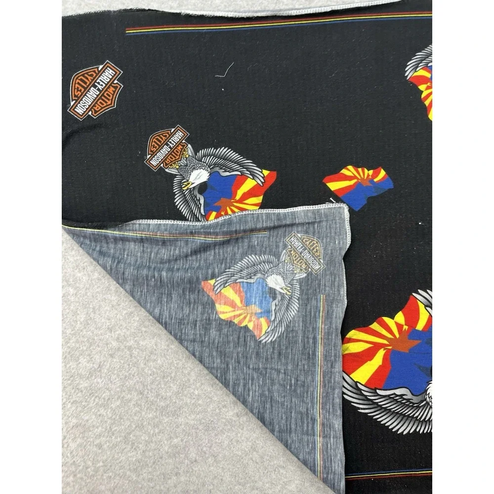 Vintage 1980's/1990's Harley Davidson Bandana Biker‎ Motorcycle USA Made 22x22